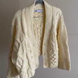 Zara Cable knit sweater